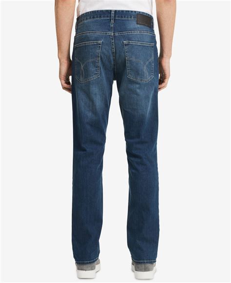 calvin klein slim straight jeans